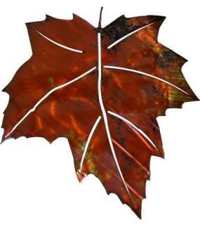 CHOICES ! LEAF METAL 3D WALL ART, DECOR, PICTURE  
