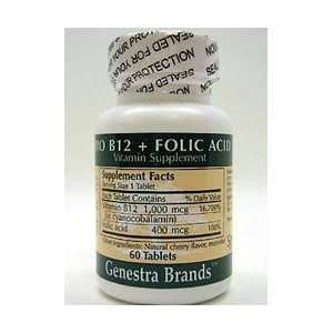  Bio B12 + Folic Acid 60 Chewable Tablets Health 