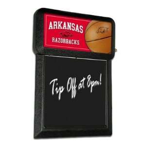  NCAA Arkansas Razorbacks Team Menu Board with Basketball 