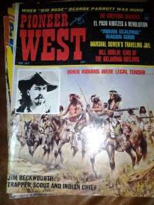 VINTAGE LOT Pioneer West MAGAZINES   Native American Cowboys and 
