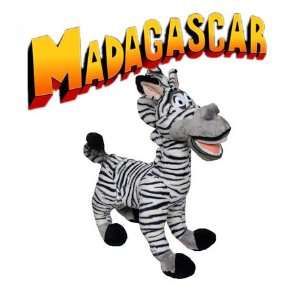   Madagascar Marty the Zebra Plush Celebrity Bean Bag Doll Toys & Games