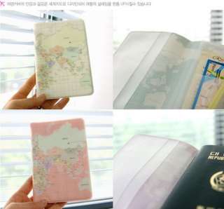 pair of World Map Passport Cover/Fashion/CUTE//