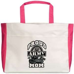 Beach Tote Fuchsia Proud Army Mom Tank: Everything Else