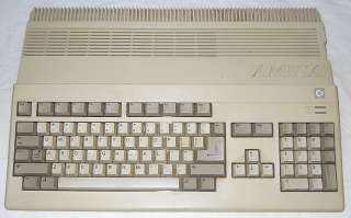 Vintage Commodore AMIGA 500, A500 COMPUTER w/ Cords, Mouse, Joystick 