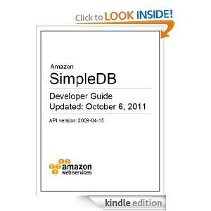  SimpleDB Developer Guide:  Web Services:  