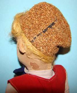 Cloth Doll Dutch Boy C1930s Mystery Wonderful  