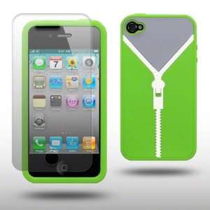   SKIN CASE GREEN WITH SCREEN PROTECTOR BY CELLAPOD CASES: Electronics