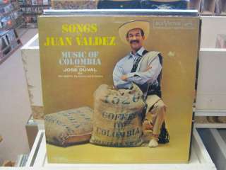 Songs of Juan Valdez vinyl LP MONO Columbia Music  