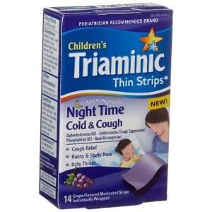  Triaminic Night Time Cold & Cough Thin Strip, 0.07 Ounce 