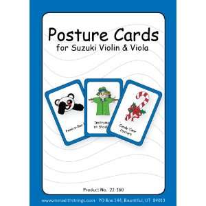    Posture Cards for Suzuki Violin and Viola Musical Instruments