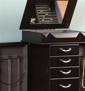   Jewelry Armoire Stand Up Cabinet Furniture. Modern Contemporary NEW