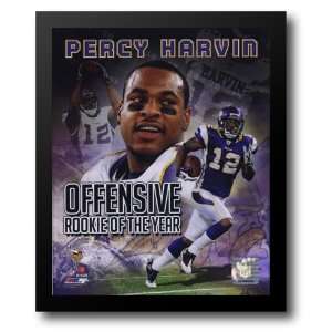 Percy Harvin Offensive Rookie Of The Year Composite 12x14 Framed Art 