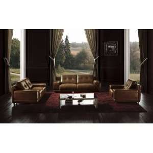  BO3950 Modern brown leather sofa set