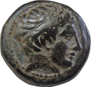 Ancient Greek Coin of Philip II King of Macedon AE18mm  