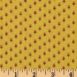  44 Wide Mrs. Marchs Collection Antique Leaf Gold Fabric 