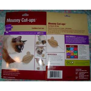  Petlinks Mousey Cut ups Cardboard Cat Toys