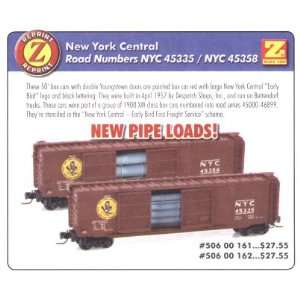  MicroTrains Z New York Central 50 Boxcar Double Door w 