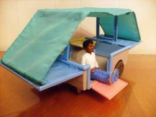 FISHER PRICE LOVING FAMILY DOLLHOUSE POP UP CAMPER WITH HITCH  