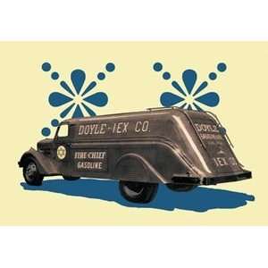  Doyle Gasoline Truck   Paper Poster (18.75 x 28.5) Sports 