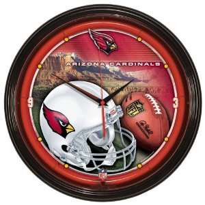  NFL Arizona Cardinals Neon Clock: Home & Kitchen