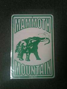 Mammoth Mountain metal sign snow ski board **NEW** art  