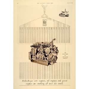   Aero Petrol Gas Oil Engines Logo   Original Print Ad: Home & Kitchen