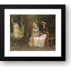  Unrequited Love   A Scene From Much Ado 24x21 Framed Art 
