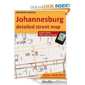 Map of Johannesburg (South Africa, SAR): eBookWorldAtlas Team:  