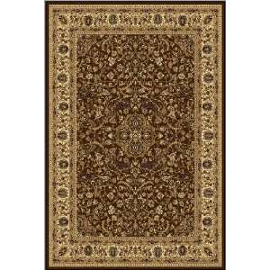  8 x 10 Brown Area Rug, Beige Borders Very High Quality 