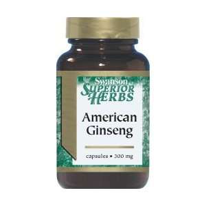  American Ginseng (Standardized) 300 mg 120 Caps Health 