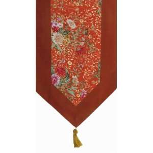   Hanging   Japanese Kimono Silk Print   Saffron/Gold