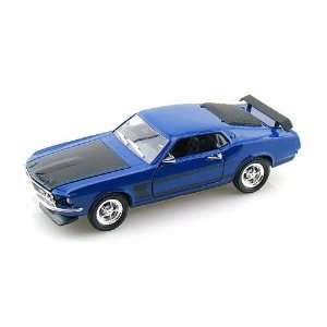  1969 Ford Mustang BOSS 302 Fastback 1/32 Blue: Toys 