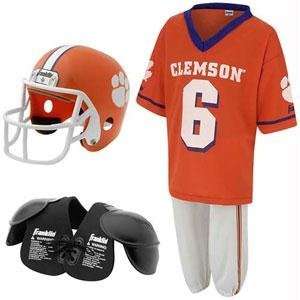 Clemson Tigers Youth NCAA Team Helmet and Uniform Set (Medium)  