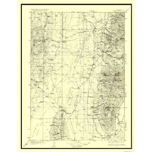  USGS TOPO MAP JIGGS QUAD NEVADA (NV) 1935: Home & Kitchen