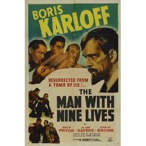  The Man with Nine Lives Movie Poster (11 x 17 Inches 