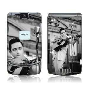   Motorola RAZR  V3 V3c V3m  Johnny Cash  Guitar Skin Electronics