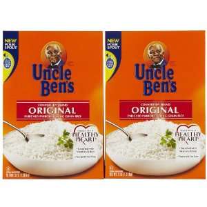 Uncle Bens Converted Rice, 48 oz, 2 Pack   2 pk.:  Grocery 