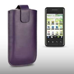  LG OPTIMUS CHIC E720 PURPLE PU LEATHER POCKET POUCH COVER 