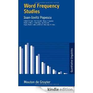   Linguistics) Ioan Iovitz Popescu  Kindle Store