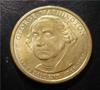George Washington 2007D Gold Dollar Clad Coin1st President Free 