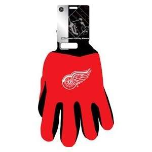 Detroit Red Wings Two Tone Gloves