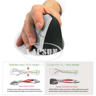 4G Rechargeable Wireless Optical Ergonomic Health Vertical Mouse 
