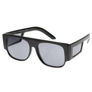  Flat Top Hipster Square Wayfarers Style Sunglasses With 