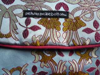 Petunia Pickle Bottom Blue floral Diaper bag / backpack  