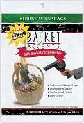 Product Image. Title: Basket Accents Shrink Wrap Bags Medium 24X30 2 