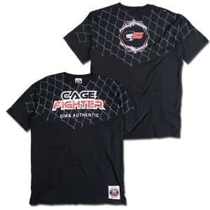  MMA Authentics Cage Fighter Big Cage Tee Sports 