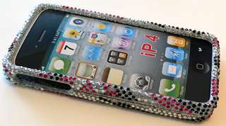CRYSTAL DIAMOND CASE COVER FOR APPLE IPHONE 4 4G+SCREEN  