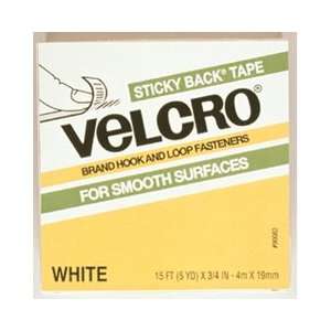  Velcro Tape 3/4 X 4 Strips White