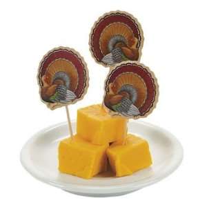  Thanksgiving Turkey Food Picks   Tableware & Party Straws 