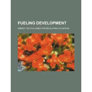   energy technologies for developing countries (9781234209940) U.S